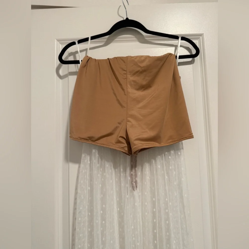 White Fox White Mesh Maxi Dress Size Small (Totally Bangin’) - Picture 3 of 5
